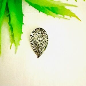 Silver and Black Glass Pendant